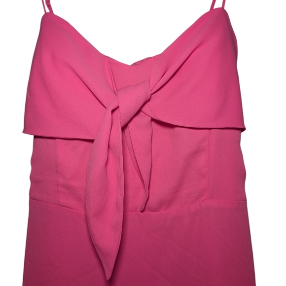 Socialite Fuchsia Spaghetti Strap Dress - Picture 2 of 6